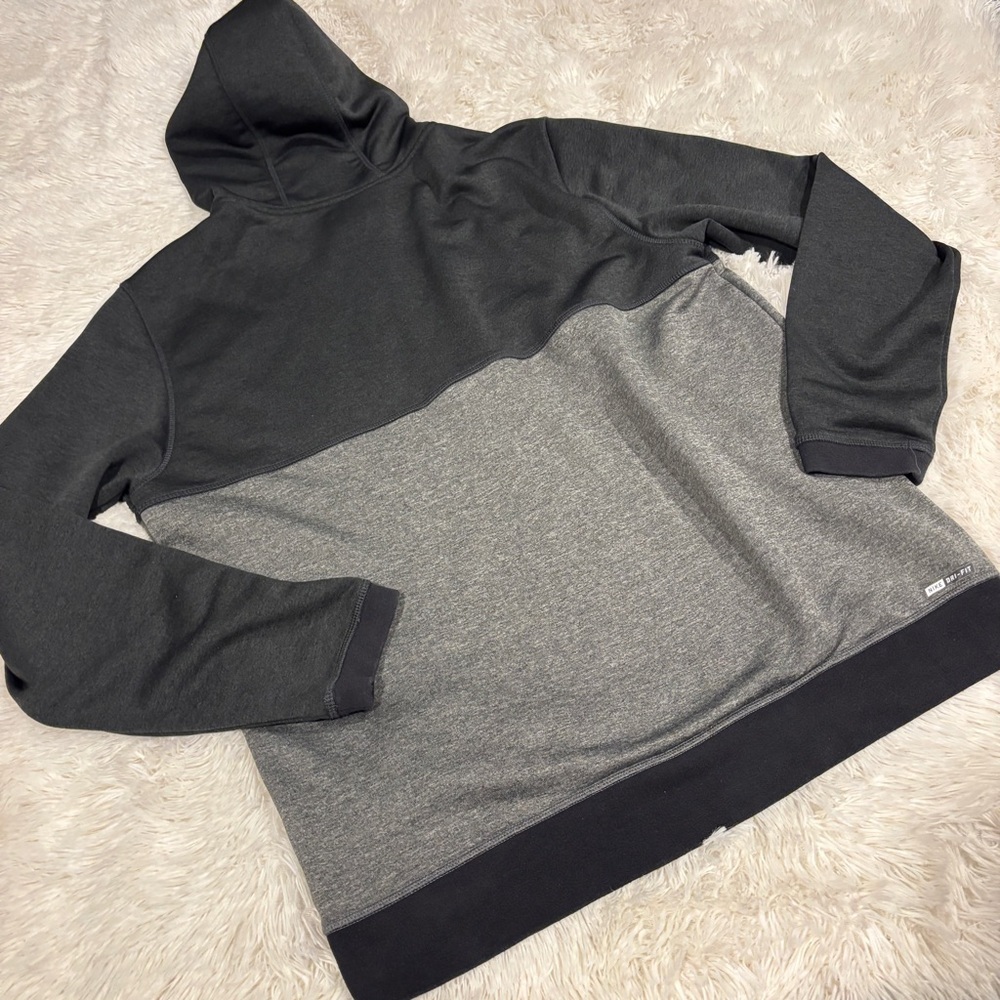 Hurley Men’s Dri-Fit Disperse Blocked Full Zip Hoodie Jacket black & Gray Sz XL - Picture 10 of 12